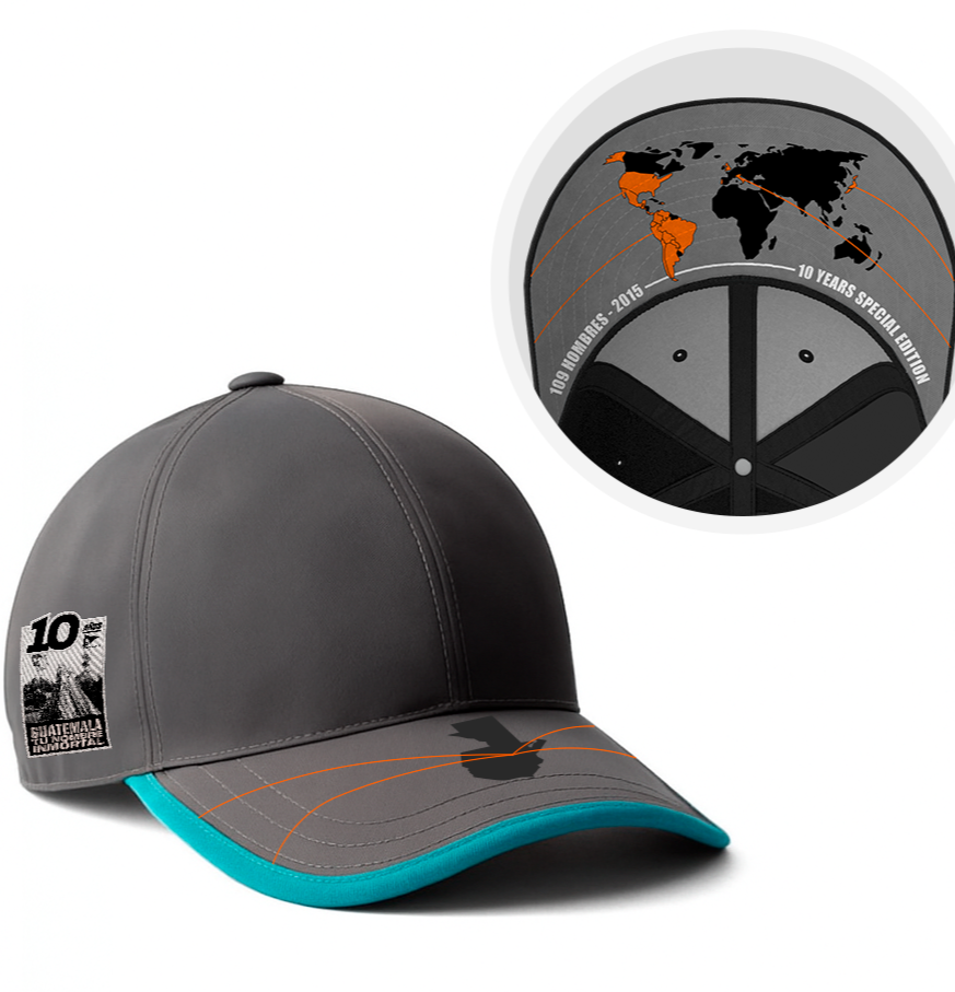 Gorra 10 AÑOS GT (FLD)