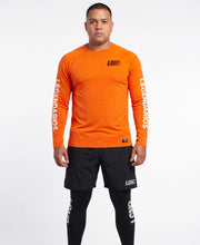 T-Shirt Dry-Fit New Collection - Orange Long Sleeve