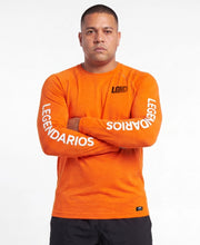 T-Shirt Dry-Fit New Collection - Orange Long Sleeve