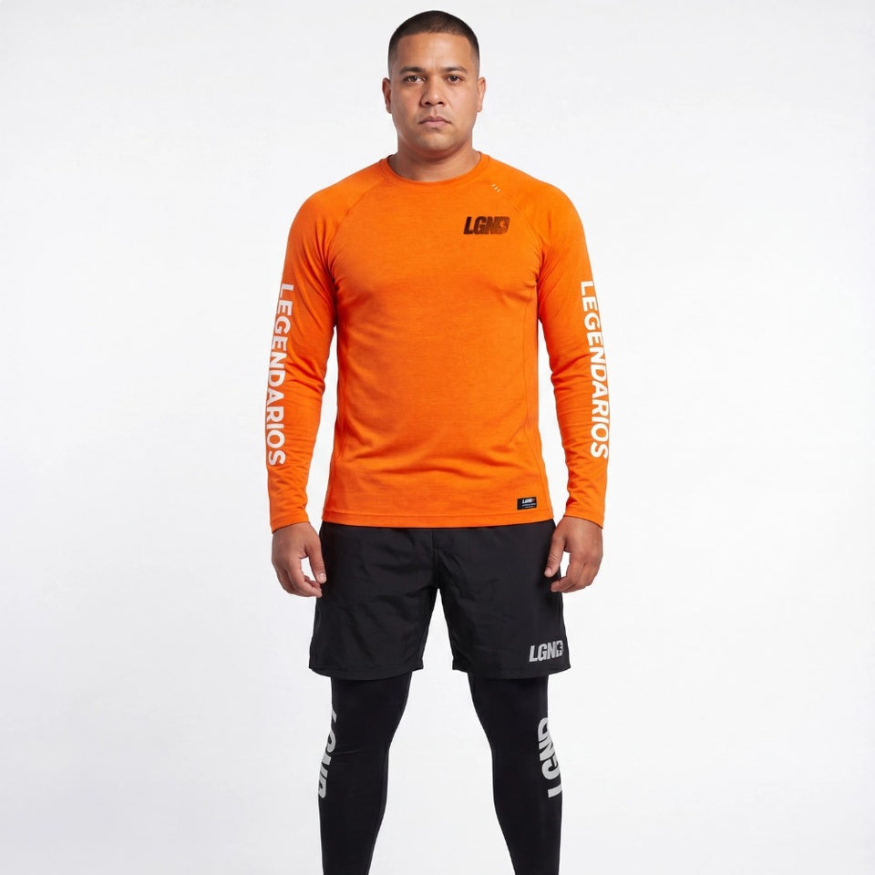 Dry Fit Long Sleeve Orange - New Collection