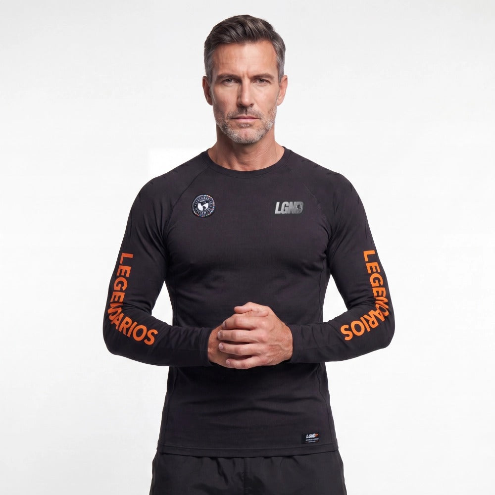 T-Shirt Dry-Fit New Collection - Black Long Sleeve