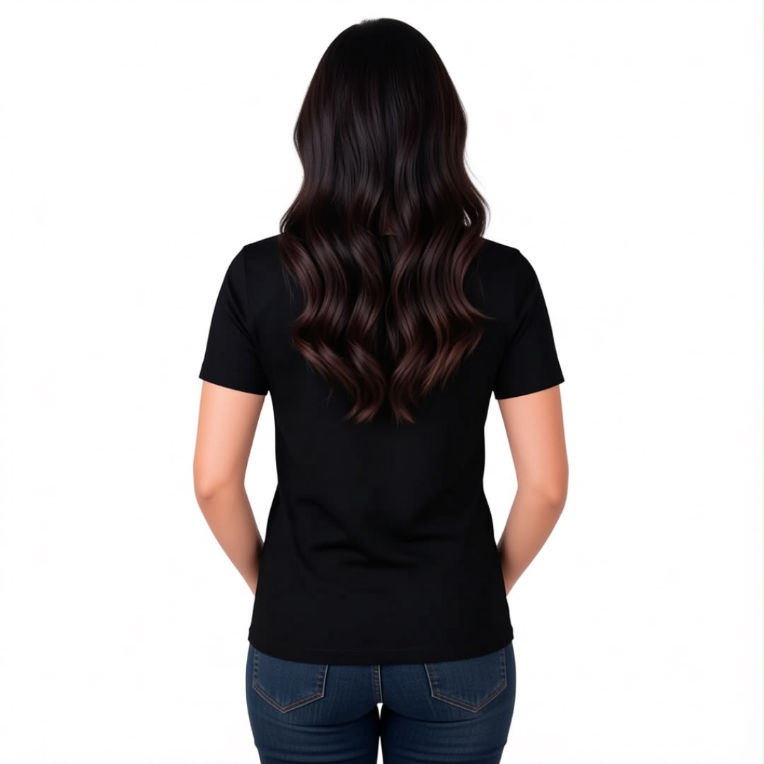 T-Shirt Wives - Black/Orange