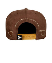 CAP Snapback Suede Top United Texas · Oklahoma - Brown