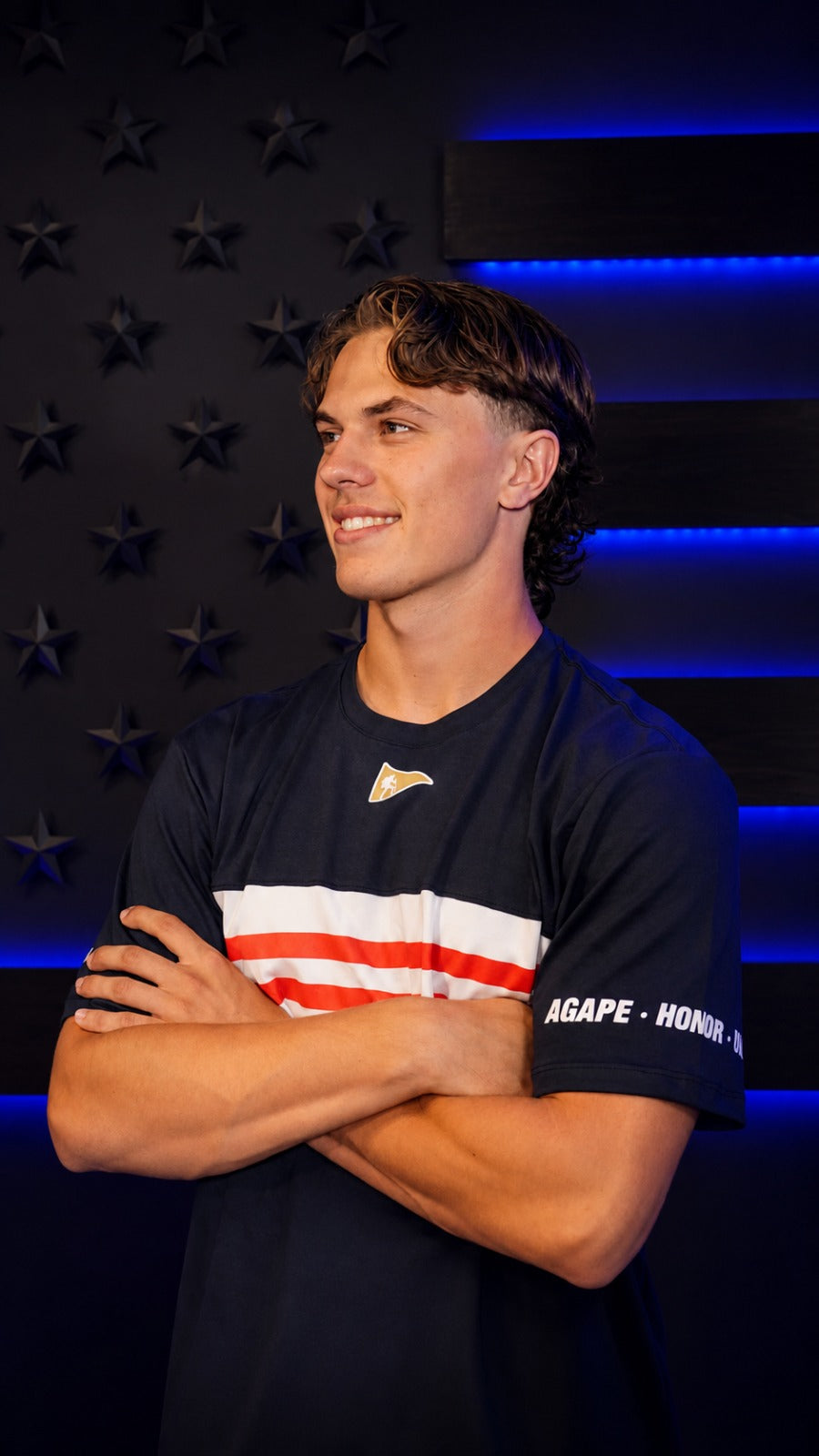 T-Shirt USA Glory - Navy Blue