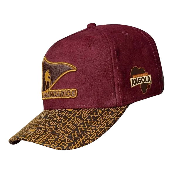 Cap Angola - Red/Gold