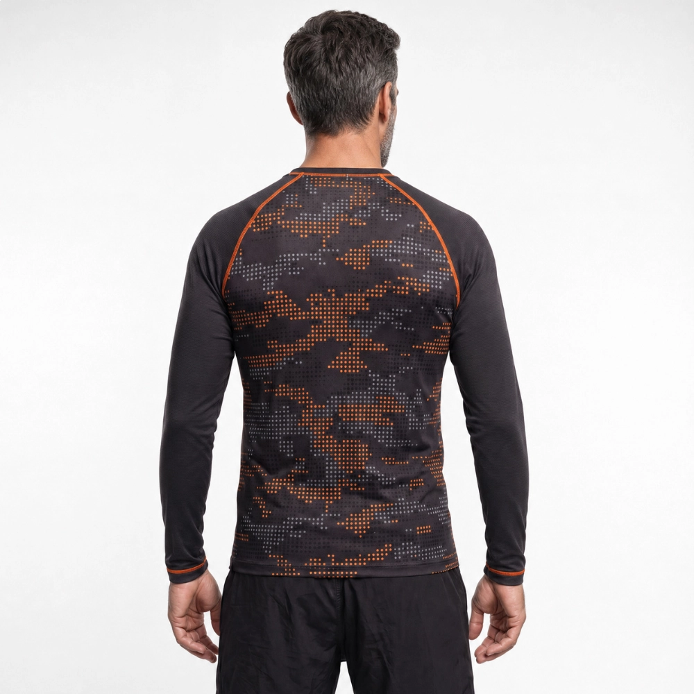 Dry-Fit Dotted Print - Black