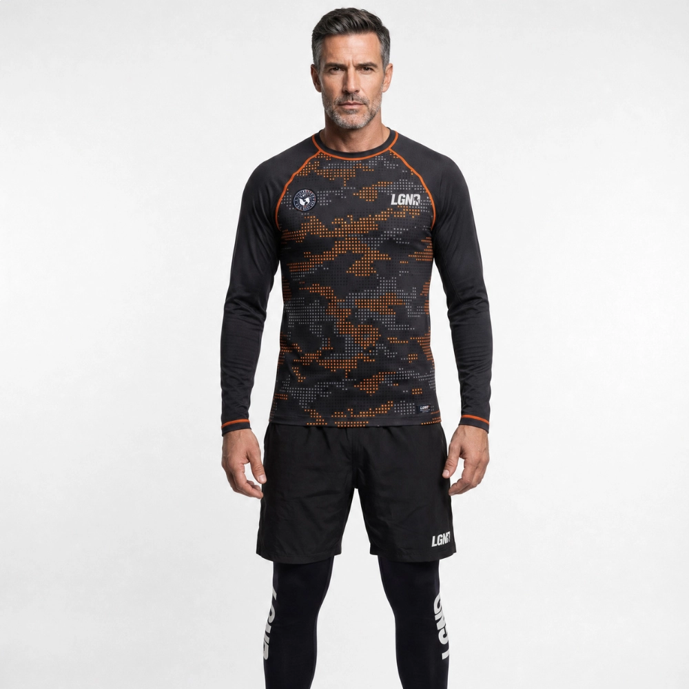 Dry-Fit Dotted Print - Black
