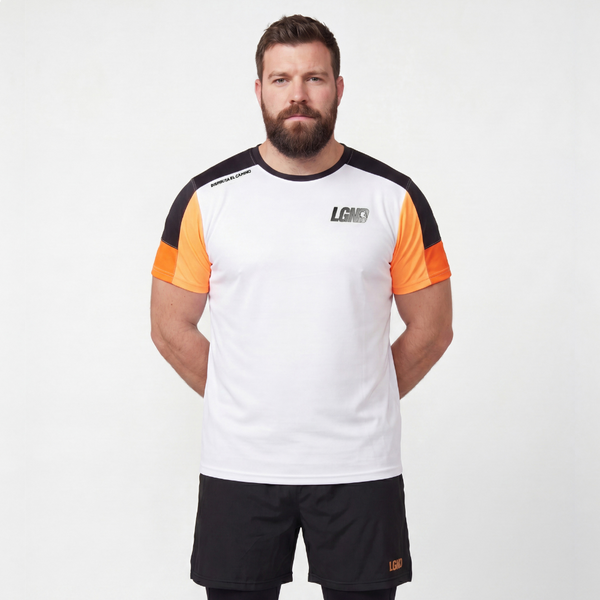 T-Shirt Dry-Fit with Cutouts White