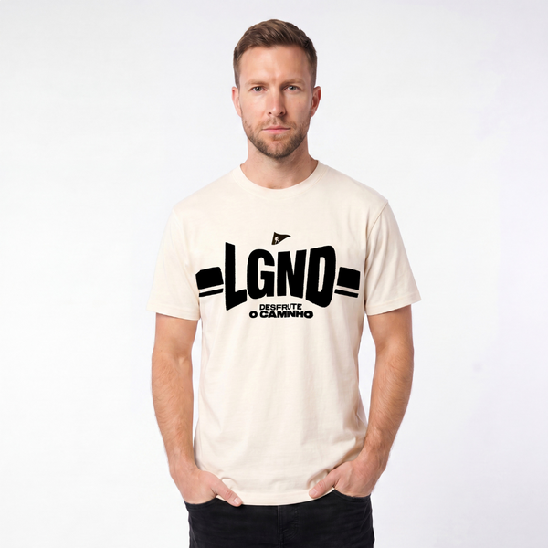 T-Shirt Enjoy the Journey Print Off-White
