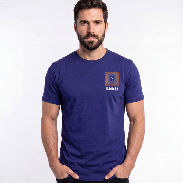 T-Shirt LGND Logo Print Navy Blue
