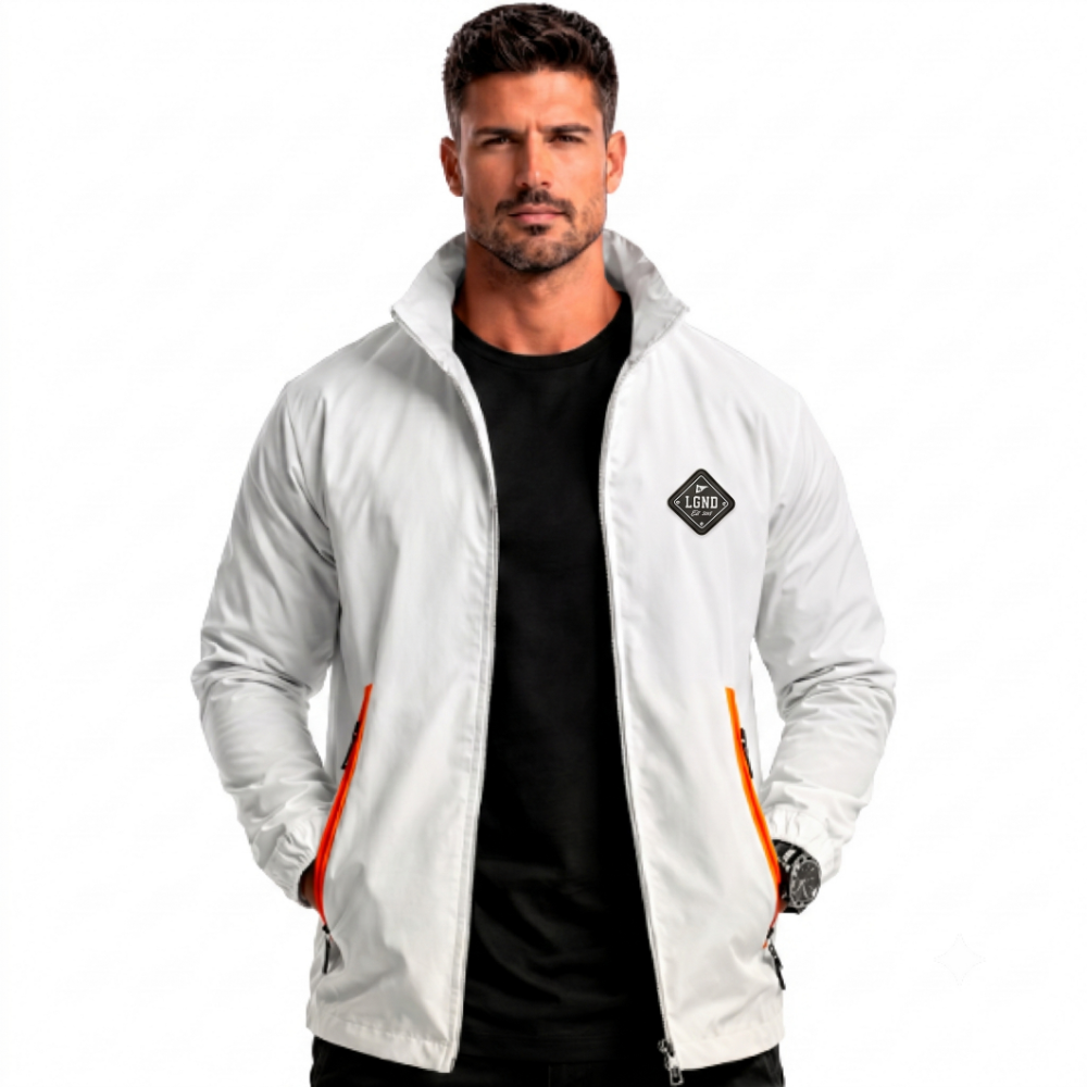 Windbreaker Jacket Tahiti Edition White