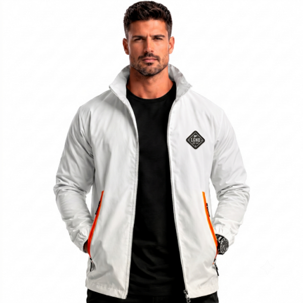 Windbreaker Jacket Tahiti Edition White