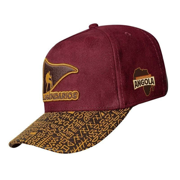 Cap Angola - Red/Gold
