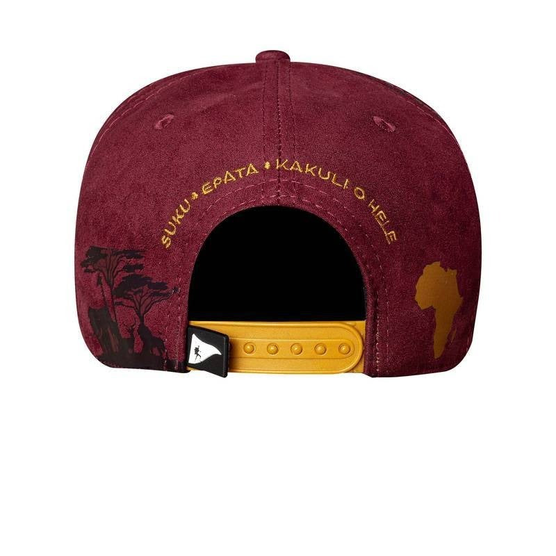 Cap Angola - Red/Gold