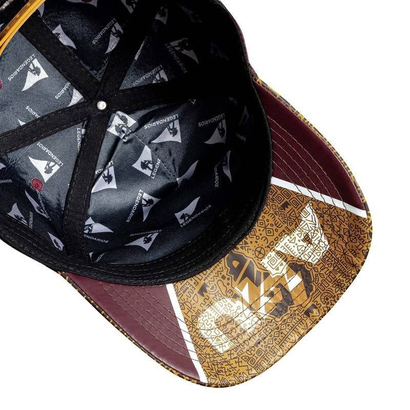 Cap Angola - Red/Gold