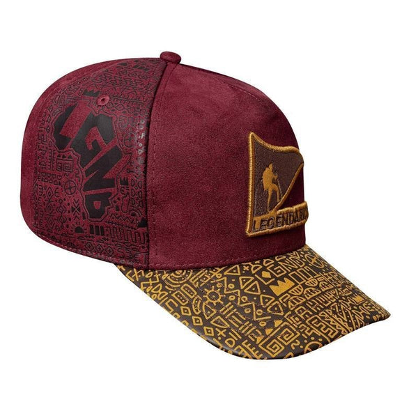 Cap Angola - Red/Gold