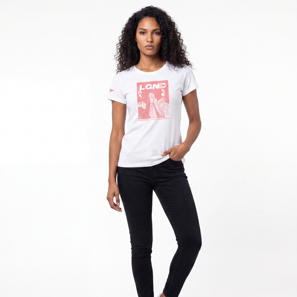 T-Shirt Guatemala Wives - White/Pink