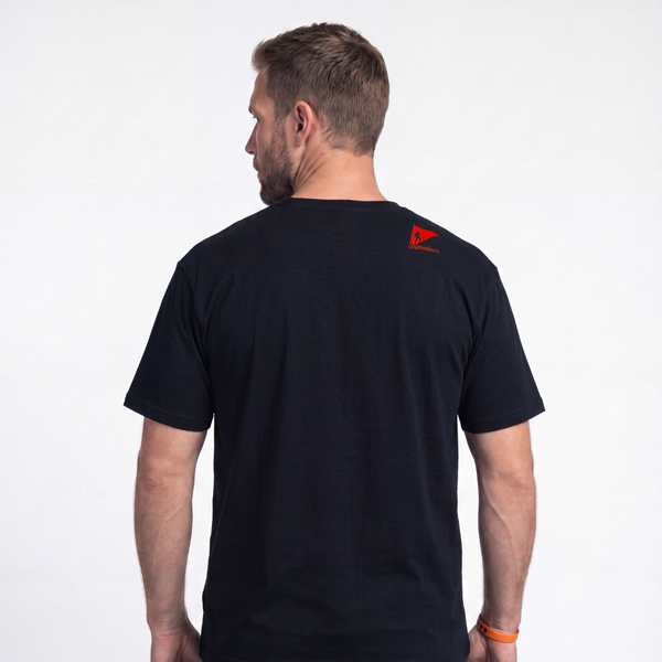 T-Shirt Flag - Black/Orange