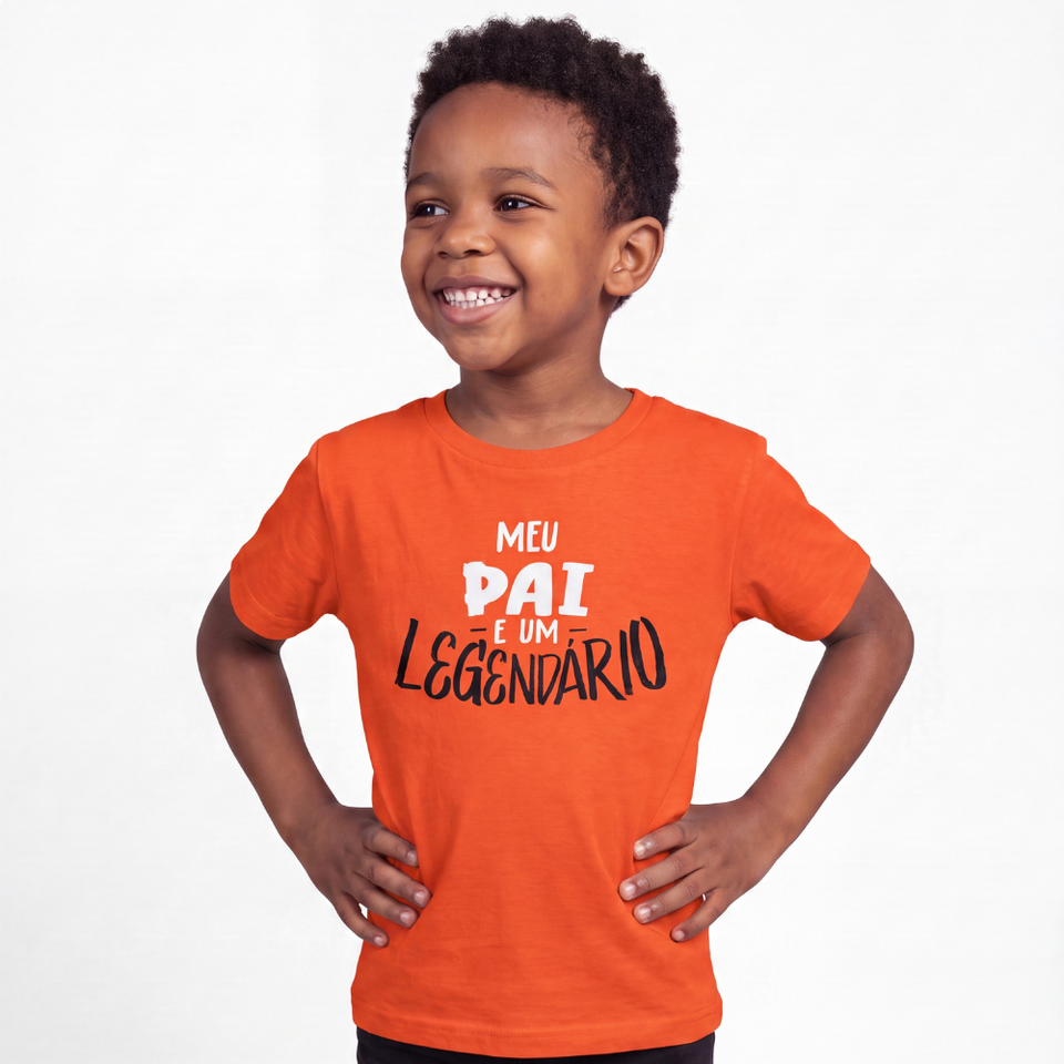 My Dad is a LGND Orange Kids T-shirt (Kids)