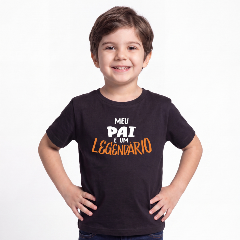 My Dad is a LGND Black Kids T-shirt (kids)