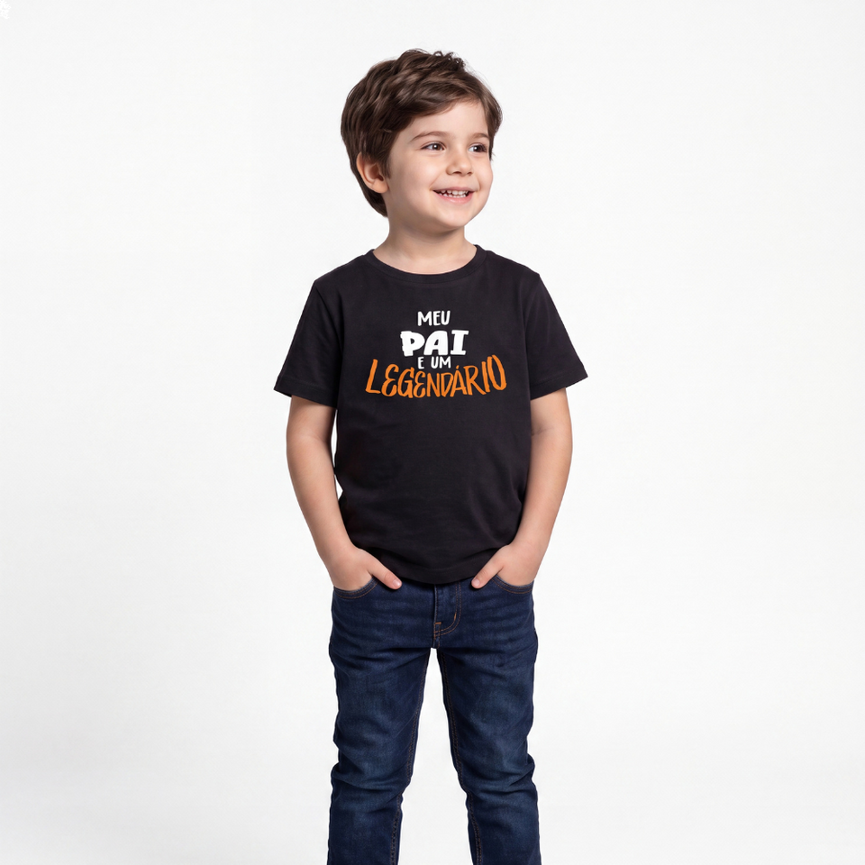 My Dad is a LGND Black Kids T-shirt (kids)