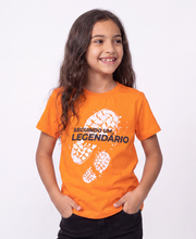 Kids T-Shirt Following a Legendario - Orange