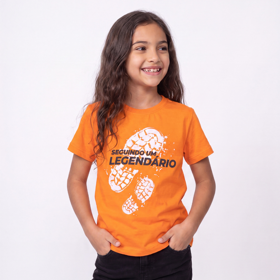 Following a Legendario Orange Kids T-shirt  (kids)