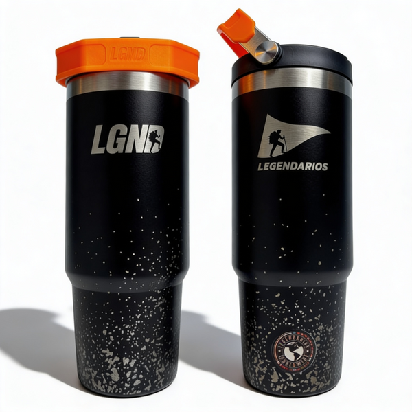 LGND Tumbler Flip Straw - Black 30oz