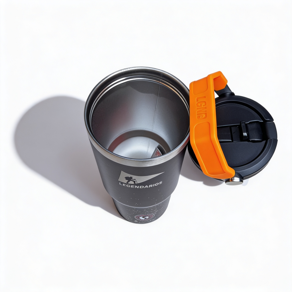 LGND Tumbler Flip Straw - Black 30oz