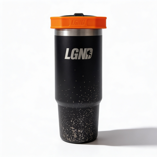 LGND Tumbler Flip Straw - Black 30oz