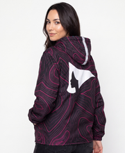 Outerwear Women's Windbreaker - Black/Pink
