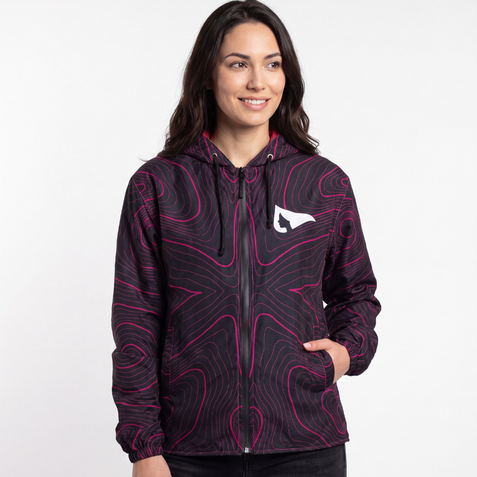 LGND Black/Pink Women Windbreaker (EDL)