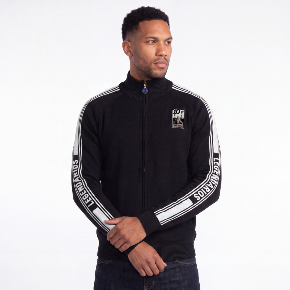 NEW WHITE STRIPED BLACK JACKET (LGF)
