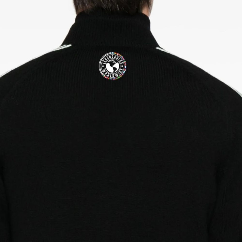 NEW WHITE STRIPED BLACK JACKET (LGF)