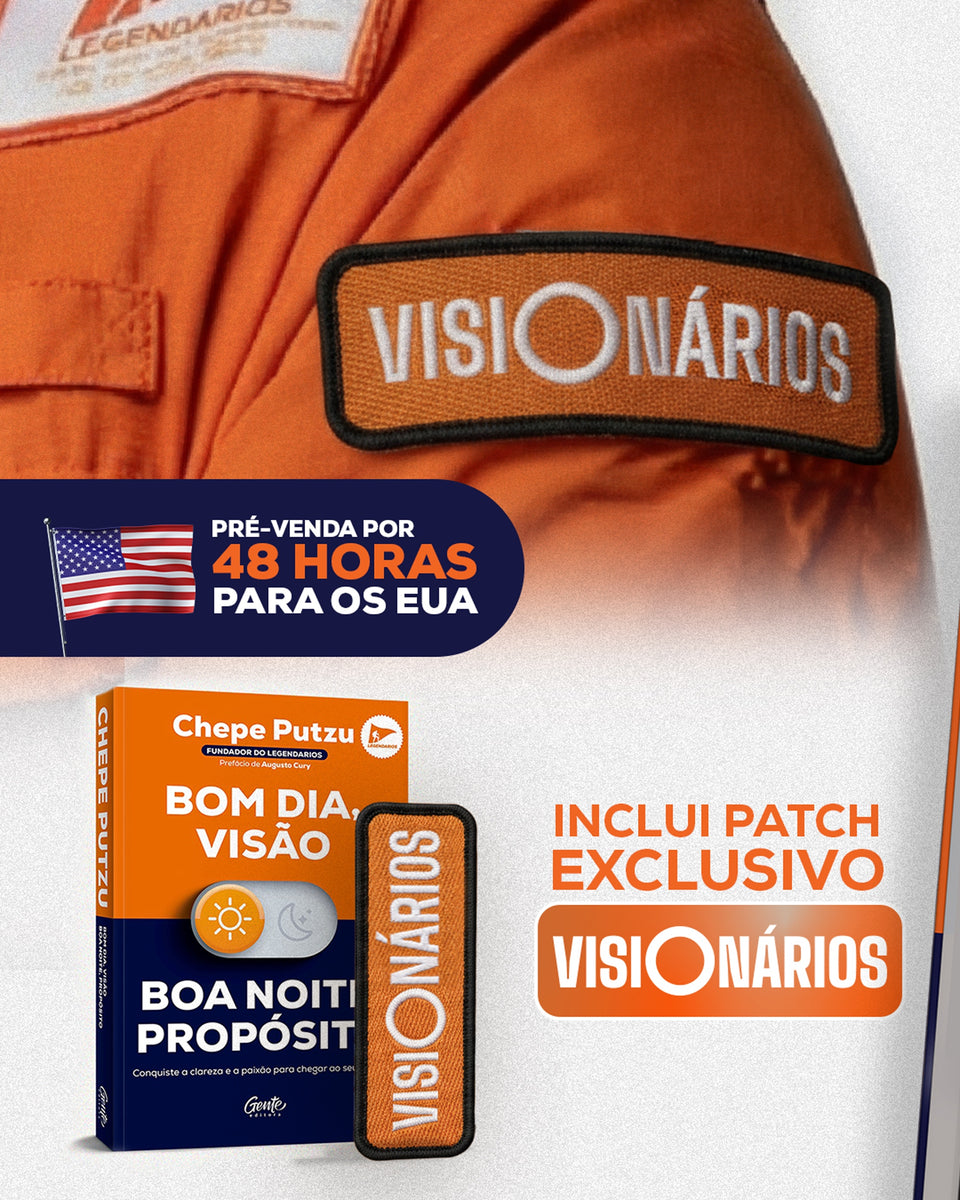 Bom dia, visão. Boa noite, propósito.